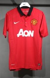 Manchester United Retro Authentic Home Football Jersey Shirt 2013/14