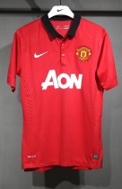 Manchester United Retro Authentic Home Football Jersey Shirt 2013/14