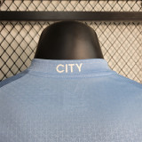 Manchester City Authentic Football Jersey Home Shirt 2023/24