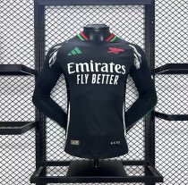 Arsenal Soccer Jersey Away Authentic Long Sleeve Shirt 2024/25