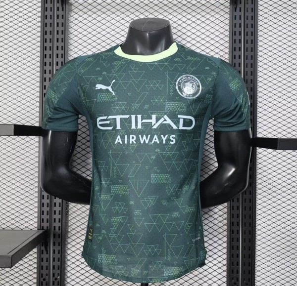 Manchester City Authentic Fourth Away Football Jersey Shirt 2025/26
