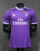 Real Madrid Authentic Retro Jersey Away Soccer Shirt 2016/17