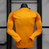 Real Madrid Authentic Soccer Jersey Away Shirt Long Sleeve 2024/25