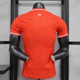 Real Madrid Authentic Soccer Jersey Red Special Edition Shirt 2024/25