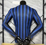 Authentic Soccer Jersey Inter Milan Home Long Sleeve Shirt 2025/26