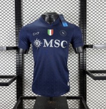 Napoli Authentic Soccer Jersey Third Away Champions League Shirt 2025/26