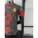 Real Madrid Authentic Soccer Jersey Red Dragon Special Edition Shirt 2025/26