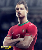 Portugal Retro Authentic Soccer Jersey Home Shirt Euro 2012