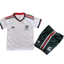 Mexico Soccer Jersey Away Kids Kit Jersey+Shorts World Cup 2026