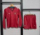 Portugal Home Football Uniform Kids Kit Long Sleeve Jersey+Shorts World Cup 2026