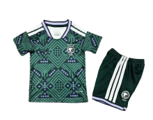 Saudi Arabia Soccer Jersey Home Kids Kit Jersey+Shorts World Cup 2026