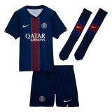 PSG Football Jersey Home Kids Full Kit 2025/26