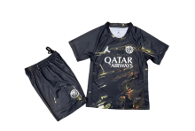PSG Football Jersey Fifth Away Kids Kit Jersey+Shorts 2025/26