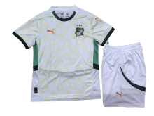 Ivory Coast Soccer Jersey Away Kids Kit Jersey+Shorts World Cup 2024-25