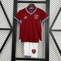 West Ham United Football Jersey Home Kids Kit Jersey+Shorts 2025-26