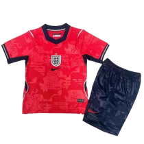 England Soccer Jersey Away Kids Kit Jersey+Shorts World Cup 2026