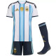 Argentina Home Soccer Uniform Kids Full Kit World Cup 2026