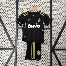 Real Madrid Retro Jersey Away Kids Kit Jersey+Shorts 2011/12