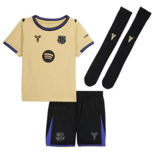 Barcelona Football Jersey Away Kids Full Kit 2025/26