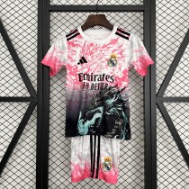 Real Madrid Soccer Jersey Dragon Special Edition Kids Kit Jersey+Shorts 2025/26