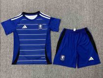 Aston Villa Football Jersey Third Away Kids Kit Jersey+Shorts 2024/25