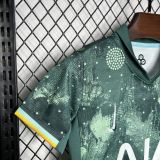 Tottenham Hotspur Football Jersey Third Away Kids Kit Jersey+Shorts 2024/25