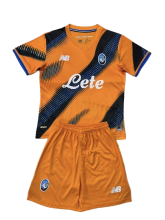 Atalanta BC Soccer Jersey Third Away Kids Kit Jersey+Shorts 2025/26