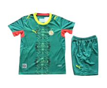 Senegal Soccer Jersey Away Kids Kit Jersey+Shorts World Cup 2026