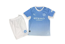 Manchester City Home Kids Kit Jersey+Shorts 2026/27