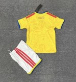 Colombia Soccer Jersey Home Kids Kit Jersey+Shorts World Cup 2026