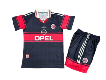 Bayern Munich Retro Jersey Home Kids Kit Jersey+Shorts 1997/99
