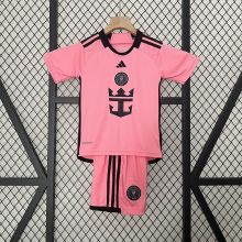 Inter Miami Soccer Jersey Home Kids Kit Jersey+Shorts 2024