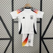 Germany Home Football Uniform Kids Kit Jersey+Shorts EURO 2024