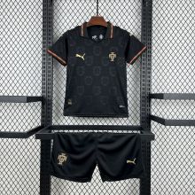 Portugal Away Football Uniform Kids Kit Jersey+Shorts World Cup 2026