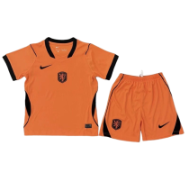 Netherlands Football Jersey Home Kids Kit Jersey+Shorts World Cup 2026
