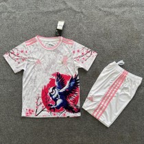 Japan Soccer Jersey Owl Special Edition Kids Kit Jersey+Shorts 2025