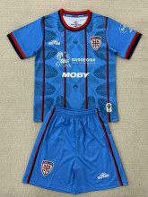 Cagliari Football Jersey Third Away Kids Kit Jersey+Shorts 2025/26