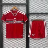 Wales Football Jersey Home Kids Kit Jersey+Shorts World Cup 2026