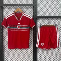 Wales Football Jersey Home Kids Kit Jersey+Shorts World Cup 2026