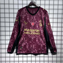 Galatasaray Third Away Long Sleeve Football Jersey Custom Shirt 2025/26 - With Sponsors
