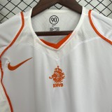 Netherlands Retro Jersey Custom Away Soccer Jersey 2004