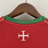 Portugal Retro Soccer Jersey Home Custom Shirt 2006