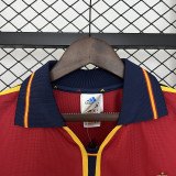 Spain Retro Soccer Jersey Home Custom Shirt 2000