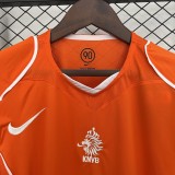 Netherlands Retro Jersey Custom Home Soccer Jersey 2004