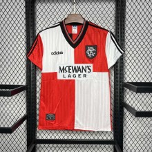 Rangers FC Retro Soccer Jersey Away Custom Shirt 1995-96
