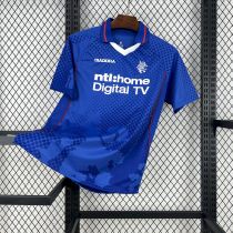 Rangers FC Retro Soccer Jersey Home Custom Shirt 2002-03