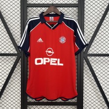 Bayern Munich Retro Jersey Home Soccer Shirt 2000-01