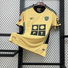 Sporting CP Retro Soccer Jersey Away Custom Shirt 2003/04