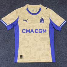 Marseille Soccer Jersey Fourth Away Custom Shirt 2025/26
