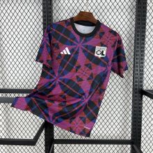Olympique Lyonnais Football Jersey Pre-Match Training Custom Shirt 2025-26